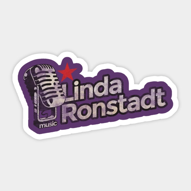 Linda Ronstadt Vintage Sticker by G-THE BOX